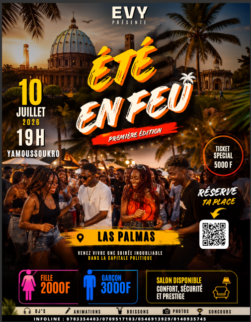 Été en Feu — Flyer